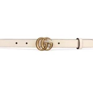 Gucci Leather belt with Double G buckle